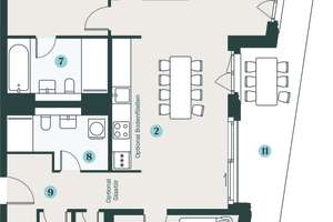 Großzügige 4,5-Zimmer-Wohnung für Familien – Schützenplatz 8, 1067 Wilsdruffer Vorstadt/Seevorstadt-West, Dresden – Vorschaubild 2