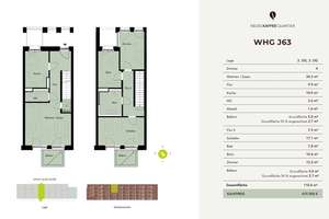 NEUES KAFFEEQUARTIER - Große 4 Zimmer -Maisonettewohnung – Johann-Jacobs-Straße 28, 28217 Überseestadt, Bremen – Vorschaubild 3