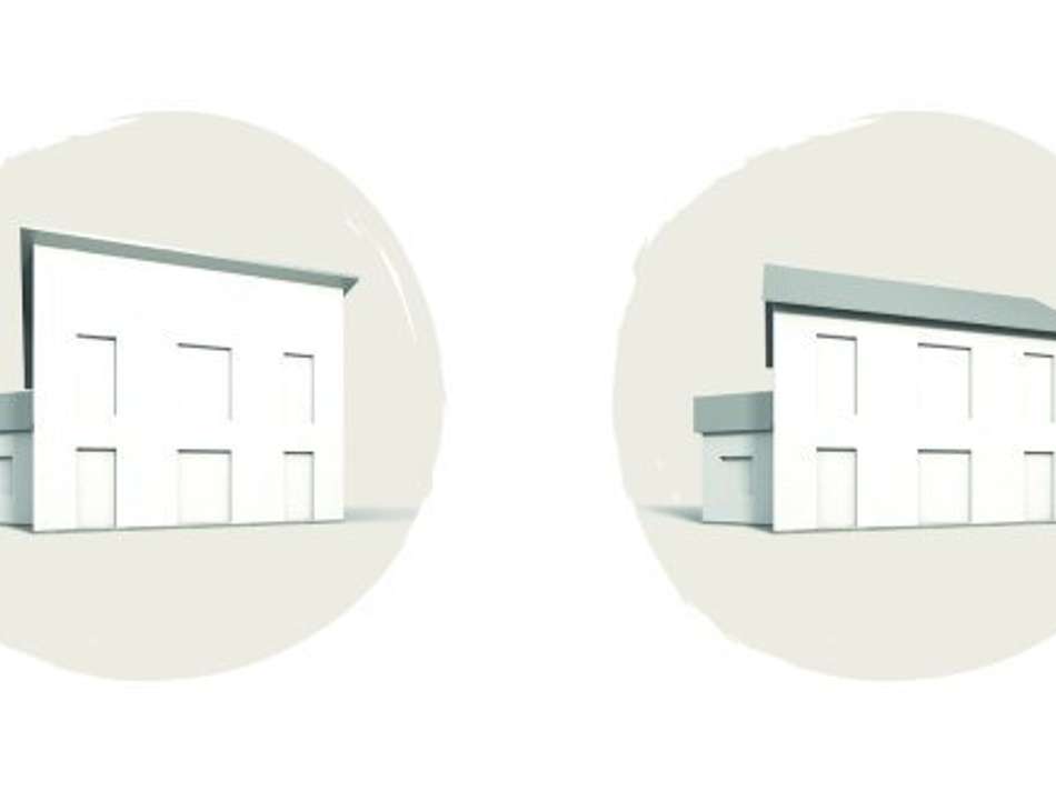 Moderne Architektur-Ansichten