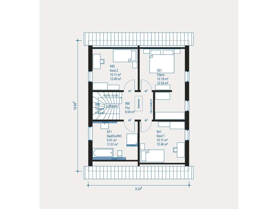 Familienfreundlicher Grundriss