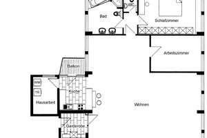 "loftige" Wohnung im Stuttgarter Westen – Senefelderstraße 48, 70176 Feuersee, Stuttgart – Vorschaubild 11
