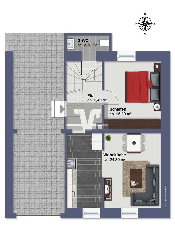 Grundriss Erdgeschoss