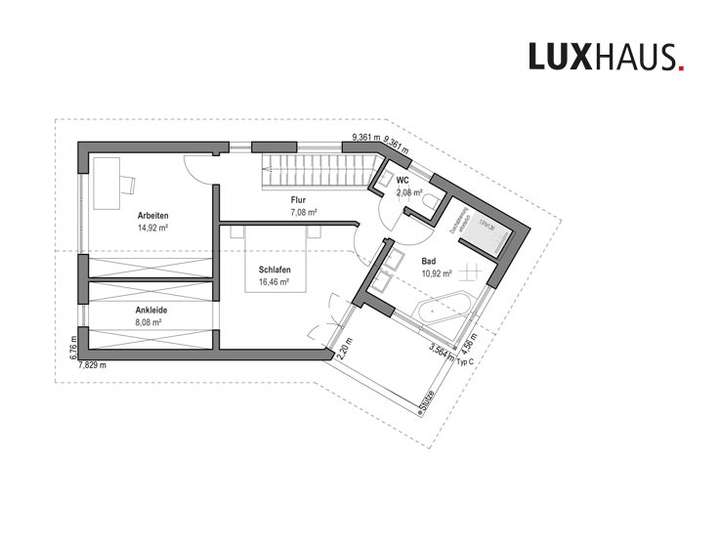 Grundriss Dachgeschoss