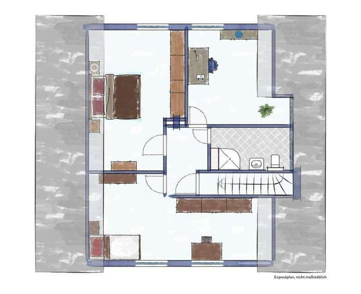 Grundriss Obergeschoss