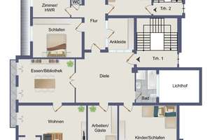 Jugenstil-Wohnung im Herzen von Würzburg – Die vollständige Adresse der Immobilie erhältst du vom Anbieter., 97080 Altstadt, Würzburg – Vorschaubild 20