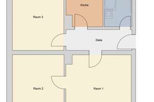 gemütliche 3-Zimmer Wohnung in Würzburg Zellerau - komplett saniert