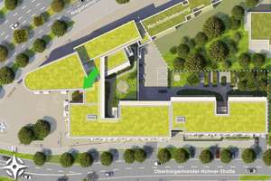 Nur noch einziehen! Komplett möbliertes 1-Zi.-Apartment im "Turm" eines eleganten Apartmenthauses! – Nagahama-Allee 76, 86153 Am Schäfflerbach, Augsburg – Vorschaubild 19