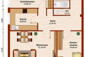 Moderne 3 Zimmer Wohnung in München Moosach  – Andernacher Straße 48, 80993 Alt-Moosach, München – Vorschaubild 19