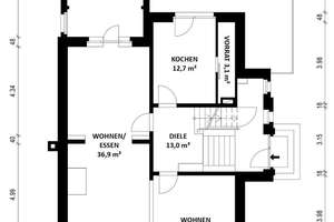 Repräsentative Jugendstilvilla auf parkähnlichem Grundstück – stilvolles Wohnen mit Einliegerwohnung – Die vollständige Adresse der Immobilie erhältst du vom Anbieter., 42369 Ronsdorf, Wuppertal – Vorschaubild 35