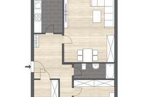 3-Zimmer-Wohnung mit Balkon in SG-Mitte. – Die vollständige Adresse der Immobilie erhältst du vom Anbieter., 42651 Solingen-Mitte, Solingen – Vorschaubild 6