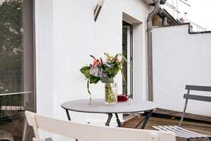 Beliebte Lage im urbanen Zooviertel: 2-Zi.-Whg, offene Küche, möbliert, sonnige S/W-Terrasse – Die vollständige Adresse der Immobilie erhältst du vom Anbieter., 40237 Düsseltal, Düsseldorf – Vorschaubild 3