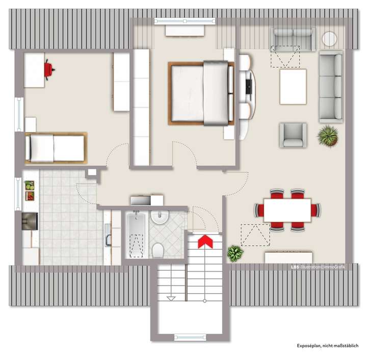 Grundriss Dachgeschoss