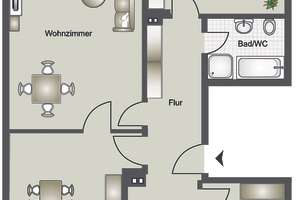 Flexible 4-Zimmer-Wohnung; Modernisiertes Bad, 2 Balkone, 150 m zur U-Bahn, ohne Käuferprovision – Die vollständige Adresse der Immobilie erhältst du vom Anbieter., 53175 Plittersdorf, Bonn – Vorschaubild 14