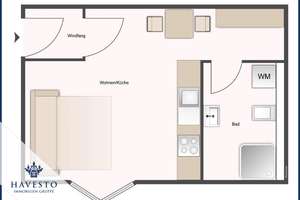 Attraktive 1-Zimmer-Wohnung mit neuer Einbauküche, Ideal für Studenten & Pendler! – Die vollständige Adresse der Immobilie erhältst du vom Anbieter., 39112 Sudenburg, Magdeburg – Vorschaubild 4