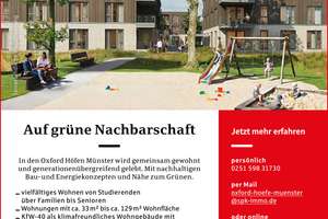 Vertriebsstart jetzt - Oxford Höfe Münster - Mein Zuhause im Quartier. Wohnungen mit QNG-Standard – Die vollständige Adresse der Immobilie erhältst du vom Anbieter., 48161 Gievenbeck, Münster – Vorschaubild 1