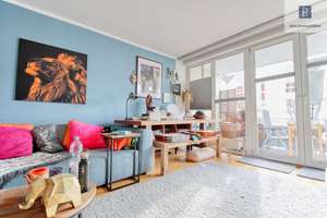 Köln-Bayenthal: Gemütliche 2-Zimmer-Wohnung mit Tiefgaragenstellplatz und Balkon