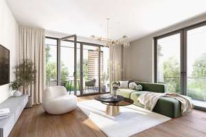 STEGLITZ: WOHNEN im GRÜNEN: ERSTBEZUG im LUXUS Neubau: QNG und KFW: 2-3-Zi-Whg im 1. OG mit ca 49 m² – Die vollständige Adresse der Immobilie erhältst du vom Anbieter., 12247 Steglitz, Berlin – Vorschaubild 5