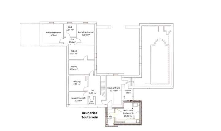 Grundriss-Souterrain
