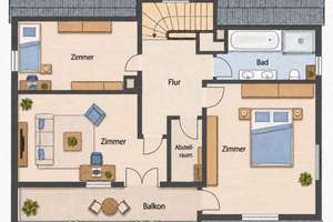 Freistehendes Einfamilienhaus in ruhiger Sackgasse mit Garage und schönem Garten – 51381 Lützenkirchen, Leverkusen – Vorschaubild 25