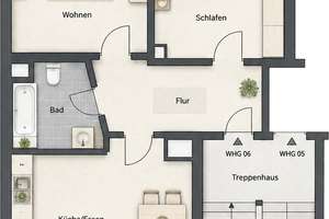 Wohnperle in Gohlis - PROVISIONSFREI - edle 2-Raumwohnung - hochwertig saniert - Balkon - Stuck - Ga – 4157 Gohlis-Mitte, Leipzig – Vorschaubild 33