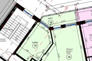 VIA REGIA Leipzig – WE 15 | 1,5-Zi.-Neubau, 36,9 m², 2.OG, KfW-40-EE – Die vollständige Adresse der Immobilie erhältst du vom Anbieter., 4105 Zentrum-Nordwest, Leipzig – Vorschaubild 17