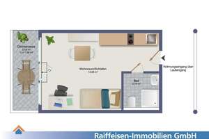 Freies Apartment in Regensburg - Galgenberg – Die vollständige Adresse der Immobilie erhältst du vom Anbieter., 93053 Galgenberg, Regensburg – Vorschaubild 9