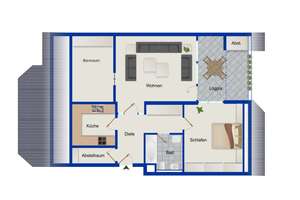 Traumhafte 3-Zimmer-Dachgeschosswohnung mit schönem Balkon im zentralen Krefeld-Dießem – Die vollständige Adresse der Immobilie erhältst du vom Anbieter., 47805 Dießem/Lehmheide, Krefeld – Vorschaubild 12