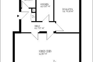 Zwei Zimmer-Wohnung im Zooviertel