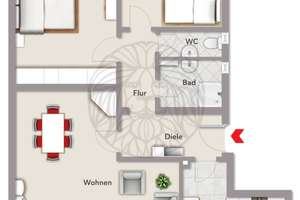 Wiesbaden: Stilvolle 3-Zimmer-Wohnung in Kurparknähe! – Die vollständige Adresse der Immobilie erhältst du vom Anbieter., 65193 Nordost, Wiesbaden – Vorschaubild 7