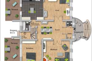 Charmantes Wohnhaus mit 413 m² Wohnfläche, Einliegerwohnung und großem Grundstück in E.-Stadtw – Die vollständige Adresse der Immobilie erhältst du vom Anbieter., 45134 Stadtwald, Essen – Vorschaubild 11