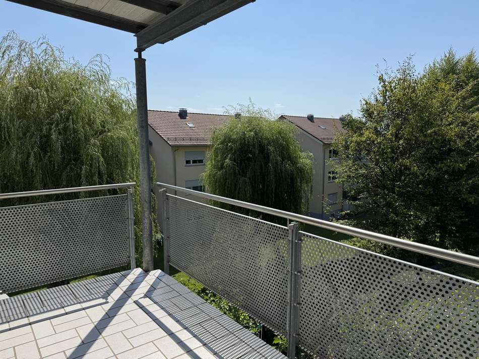 Ausblick vom Balkon