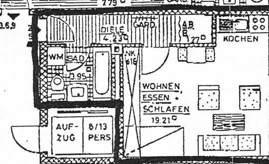 Perfekt als Kapitalanlage- Zentral gelegenes Apartment , vermietet mit 2 Stellplätzen