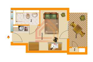 Bezugsfrei, modern, gefragt – Studentenapartment in Top-Uni-Nähe – Die vollständige Adresse der Immobilie erhältst du vom Anbieter., 50674 Neustadt/Süd, Köln – Vorschaubild 7
