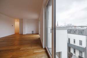Wohnen mit Weitblick: Hochwertige 4-Raum-DG-Wohnung mit Balkon, auf Wunsch mit EBK – Dufourstraße  1, 4107 Zentrum-Süd, Leipzig – Vorschaubild 3