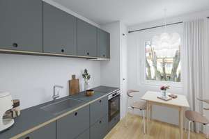 Vermietete Drei-Zimmer-Wohnung zur Kapitalanlage - Beispielmöblierung – Nd.-Ramstädter Straße 184, 64285 Darmstadt-Ost, Darmstadt – Vorschaubild 7