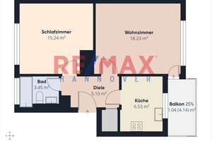 Kapitalanlage oder Eigenheim: Renovierungsbedürftige 2-Zimmer-Wohnung mit Charme in Hannover! – Die vollständige Adresse der Immobilie erhältst du vom Anbieter., 30179 Vahrenheide, Hannover – Vorschaubild 11