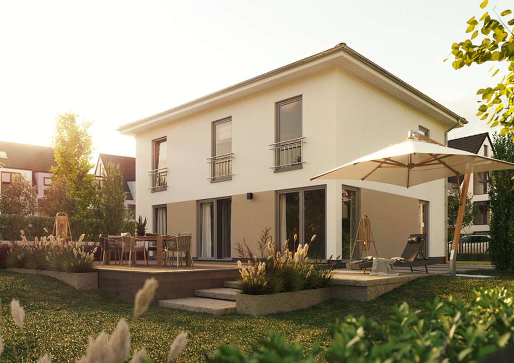 Immobilie in Scharfbillig - Stilvolle Stadtvilla 152 in Scharfbillig – Moderne Eleganz & Energieeffizienz A+ - Bild 1