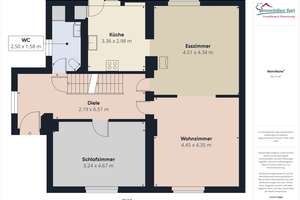 GRENZE L-REMICH: WOHNHAUS MIT 4 SCHLAFZIMMER / GARTEN UND GARAGE IN TOP LAGE – Die vollständige Adresse der Immobilie erhältst du vom Anbieter., 66693 Mettlach – Vorschaubild 14
