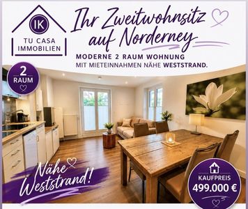 Moderne 2 Raum Wohnung mit guten Mieteinnahmen Nähe Weststrand.