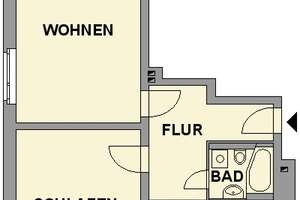 Großzügige 2-Raum-Wohnung mit Balkon – Charlottenstr. 35, 9126 Gablenz, Chemnitz – Vorschaubild 4