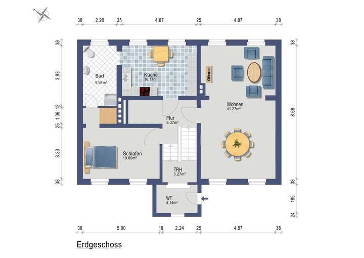 Haupthaus - Erdgeschoss (Darst