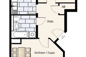 Helles Wohnen mit Weitblick – 2-Zimmer-Wohnung mit Loggia, Stellplatz und Aufzug – Die vollständige Adresse der Immobilie erhältst du vom Anbieter., 12107 Mariendorf, Berlin – Vorschaubild 13