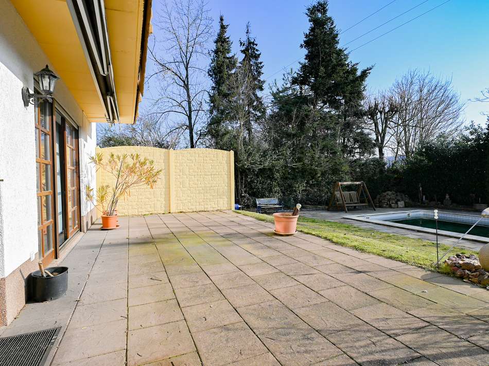 Terrasse und Garten