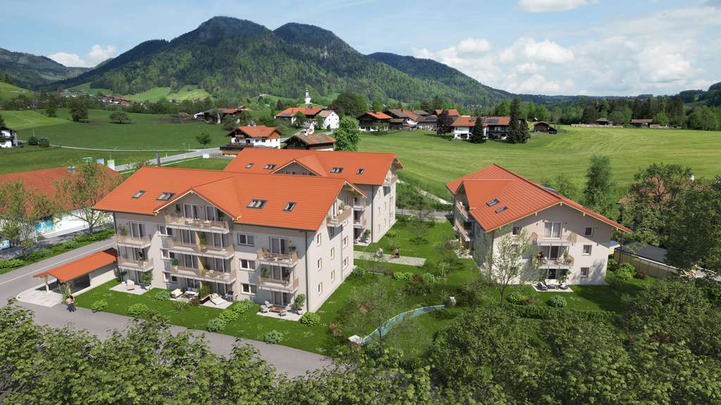 Immobilie in Ruhpolding - Komfortable 3-Zimmer-Eigentumswohnung im ersten Obergeschoss mit Balkon - Bild 0