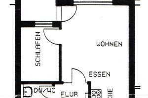 Gemütliche 1,5 Zimmerwohnung mit Balkon und Kochnische, inkl. TG-Stellplatz – Heidelberger Landstr. 350, 64297 Eberstadt, Darmstadt – Vorschaubild 6