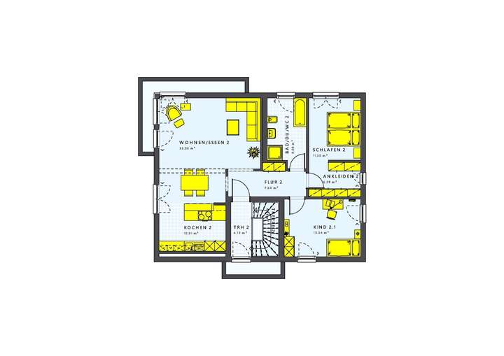 Grundriss Wohnkomfort OG