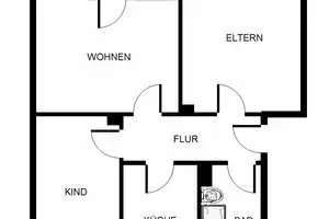 Smarter Wohnen: günstig geschnittene 3-Zimmer-Wohnung – Sperberstr. 5, 45894 Gelsenkirchen – Vorschaubild 4