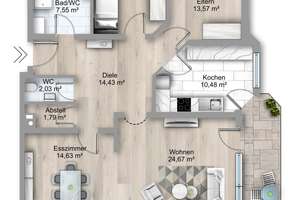 Licht. Raum. Ruhe. Wohnung in Söflingen - Befristete Vermietung bis Frühjahr 2029 – Die vollständige Adresse der Immobilie erhältst du vom Anbieter., 89081 Söflingen, Ulm – Vorschaubild 21