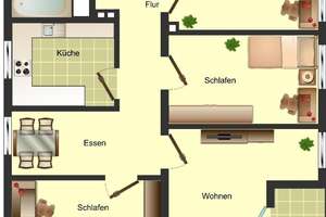 Großzügige 4-Zimmer-Etagenwohnung in Bocholt zu vermieten – Dechant-Kruse-Straße 2, 46397 Bocholt – Vorschaubild 2
