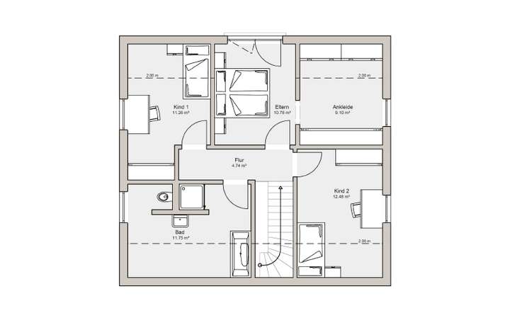 Grundriss Dachgeschoss